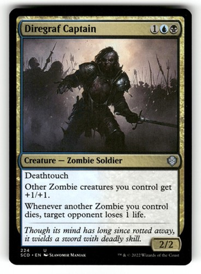 #ad Diregraf Captain NM Starter Commander Decks 224 MTG Regular Uncommon $0.99