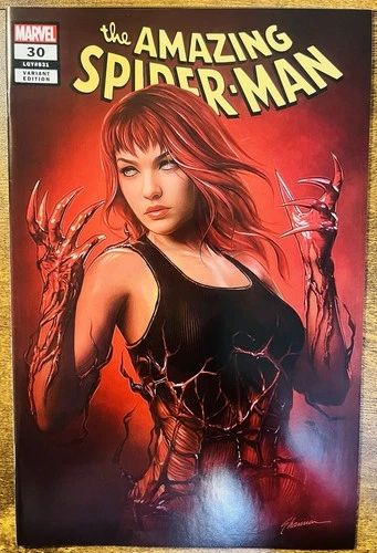 AMAZING SPIDER-MAN 30 NM/NM+ SHANNON MAER CARNAGE-IZED MARY JANE VARIANT 2019