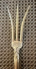 Towle Old Master Sterling Cocktail Fork 3 Tine Monogram V 5.25" Estate Vintage