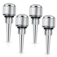  4PCS 55201 Magnetic Oil Dipstick, Aluminum Magnetic Oil Dipstick Replacement 