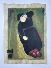 Fernando Botero COA Art Painting Original Drawing Vintage Paper Signed
