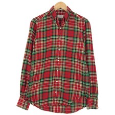 Gant Mens Shirt Plaid Cotton Button Up Casual Everyday Classic Ea8 Size S