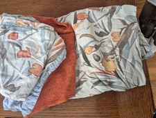 Fieldcrest 100 Cotton Floral King Duvet Cover Set. 2 Shams 1 Pillowcase