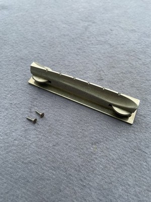 Vintage solid body guitar metal bridge with screws Hopf Framus Klira 1970s