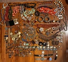 Vintage Estate Costume Jewelry Lot Art Deco Victorian Antique MCM