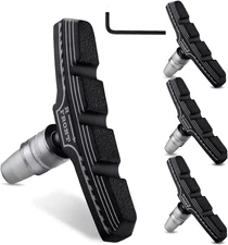 Hapleby 4PCS Premium Bike Brake Pads, Professional Mountain Bicycle V-Brake Pads