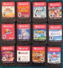 Nintendo Switch Game Lot Pokémon, Mario Kart, Zelda, Just Dance, Sonic