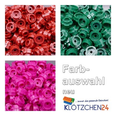 24866 LEGO  Plant, Flower, Plate Round 1 x 1, 5 Petals, neu, 25 Stk, Farbauswahl