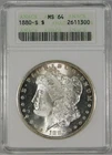 1880-S $1 Morgan Silver Dollar Coin ANACS MS64