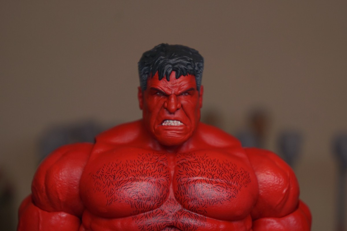 1/12 Marvel Legends Captain America Red Hulk custom painted head