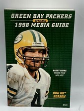 1998 Green Bay Packers Annual Media Guide Book Brett Favre Cover