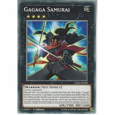 LED6-EN040 Gagaga Samurai | 1st Edition Common Card YuGiOh Trading Card Game TCG