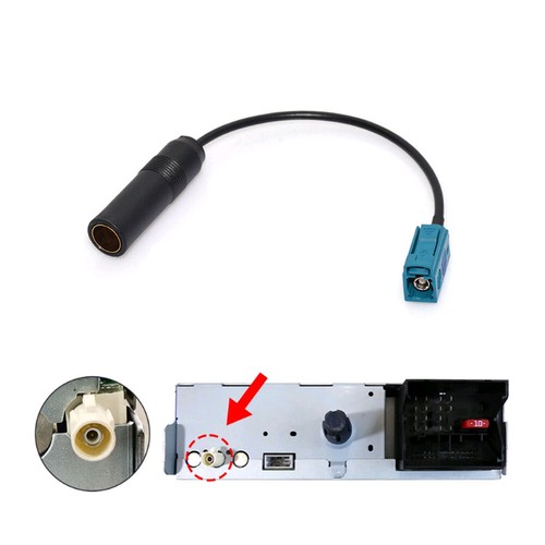 2x Car FM/AM to Fakra Z Plug Radio Antenna Adapter Cable Radio Stereo Converter - Bild 6 von 14