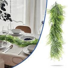 Artificial Vines Fern Leaves Garland Foliage Plants Trailing Flowers Home Decor