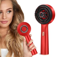 Electric Scalp Massage Comb Hair Growth, Red Light Therapy Brush Head Massager