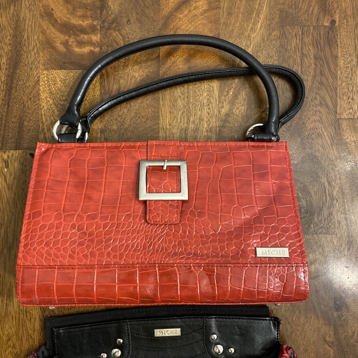 Lot Of Miche Bag Leila Classic Purse Handbag Changeable Cover Red