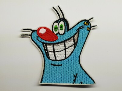 Oggy and the Cockroaches iron on or sew on Patch TV Show OldSchool cat