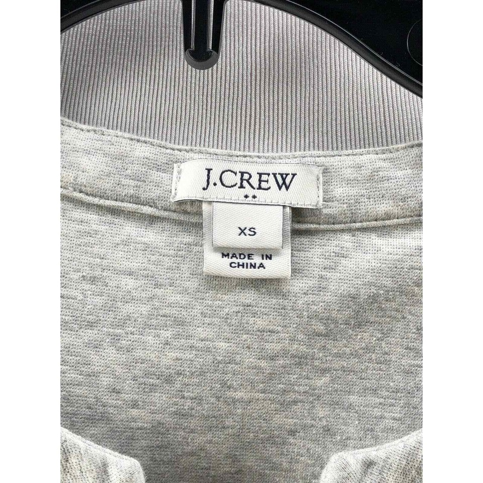 J. Crew Women's Gray LaceUp Knit Short Sleeve Dress Size XS eBay