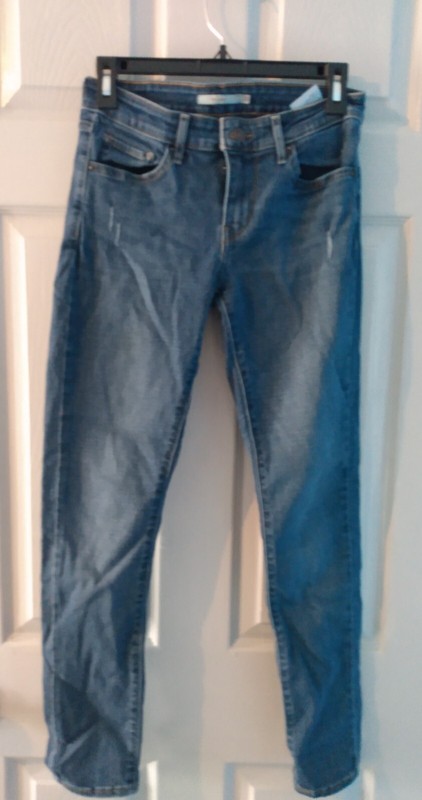 Levi's 711 Jeans Skinny Distressed Women's Size 28