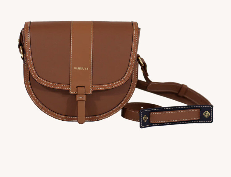 PARIS/64 Windsor Chocolate 🇪🇸Shoulder Bag SIZE: 8 x 7 x 3 in