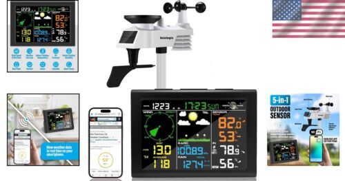 Outdoor Weather Station with WiFi Connection & LCD Display for All Conditions - Picture 2 of 9