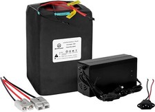 72V 20Ah 25Ah LiFePO4 E-bike Battery with 50A/80A BMS for 500W-2000W Motor