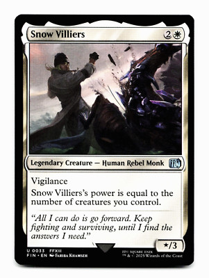 Snow Villiers [Universes Beyond: Final Fantasy] MTG *In Hand/Ships Now*  