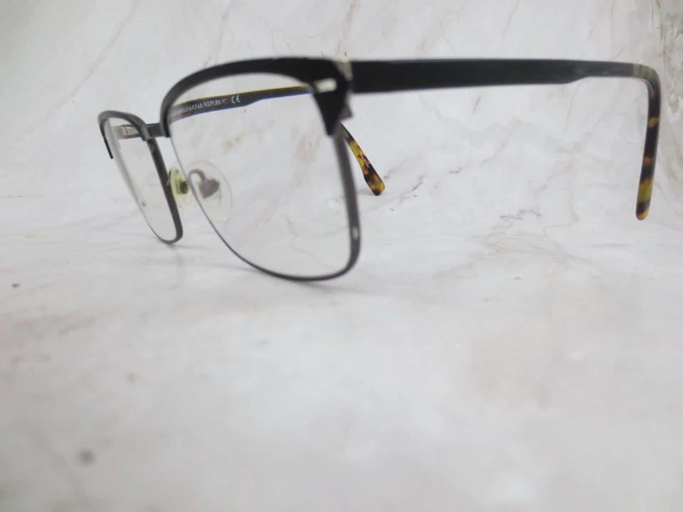 Marco de gafas Banana Republic ENZO T17 para mujer negro metal medio borde 54-17-145 Foto 2 de 4