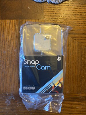 iON Tap N' Snap Cam Wearable HD Video Camera 1045 Black Brand Sealed 2hr Record
