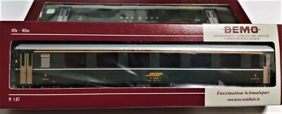 BEMO H0m - CARRIAGE RhB A 1268 DI 1^ CLASS