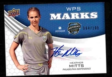 2010 Upper Deck WPS Marks Heather Mitts autograph 64/100