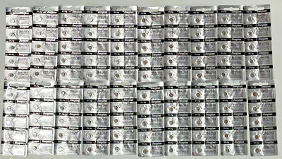 Box of 100 Fresh Energizer Watch Silver Oxide Batteries 364/363 SR621SW Battery