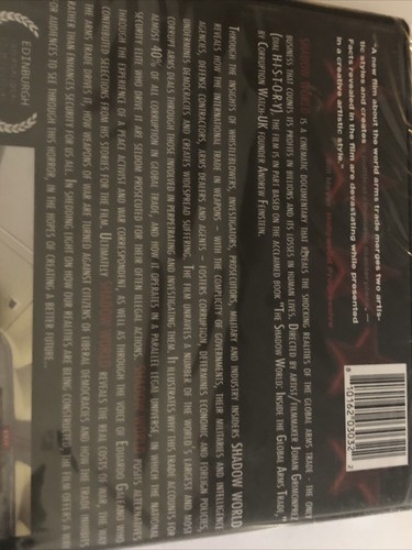 Shadow World DVD Inside The Global Arms Trade DVD-R format - Picture 3 of 6