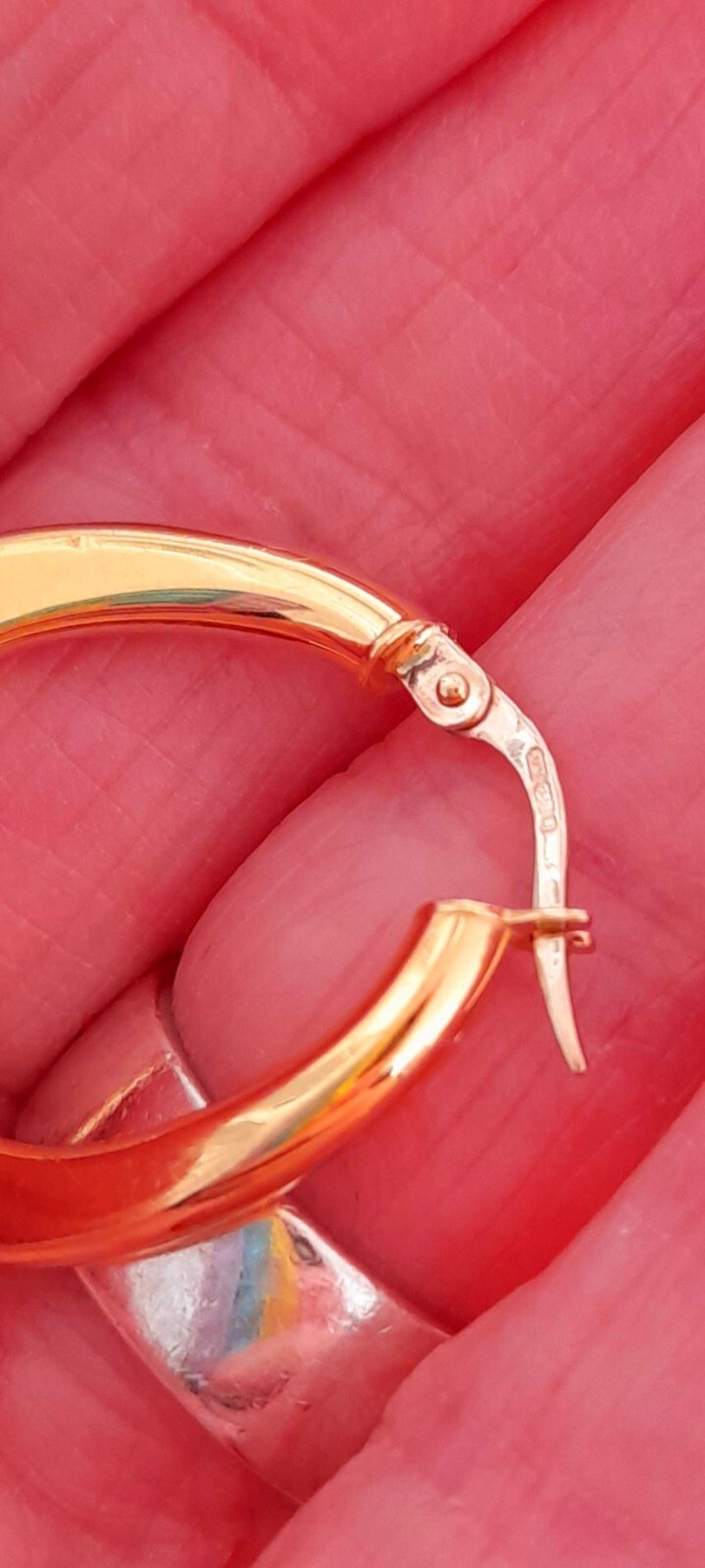 H Samuel 9ct Gold 375 Twist Hoop Earrings eBay