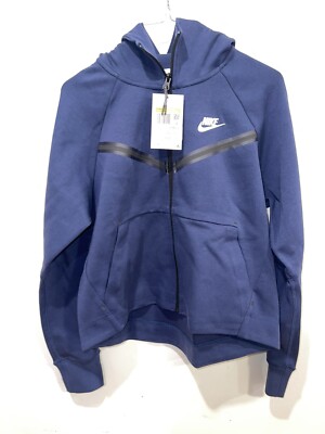 Nike NSW Tech Fleece Windrunner Full-Zip Hoodie Womens Size S Blue  CW4298-410 | eBay