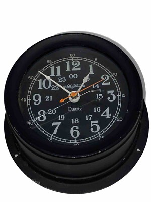 Vintage Seth Thomas Porthole Seasprite Tide Nautical Quartz Ship Clock PARTS