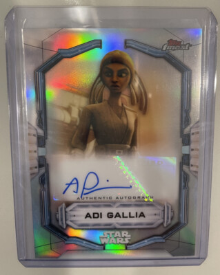 2022 Topps Finest Star Wars - Angelique Perrin As Adi Gallia AUTO