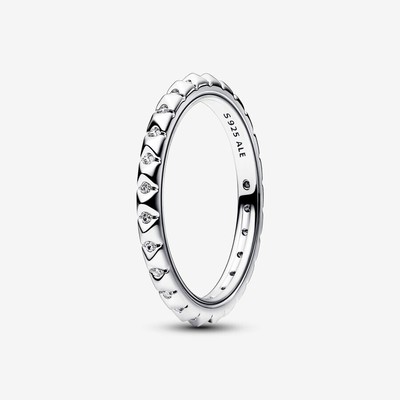 *BRAND NEW* Pandora ME 925 Sterling Silver Hand Finished Pyramids Ring 192800C01