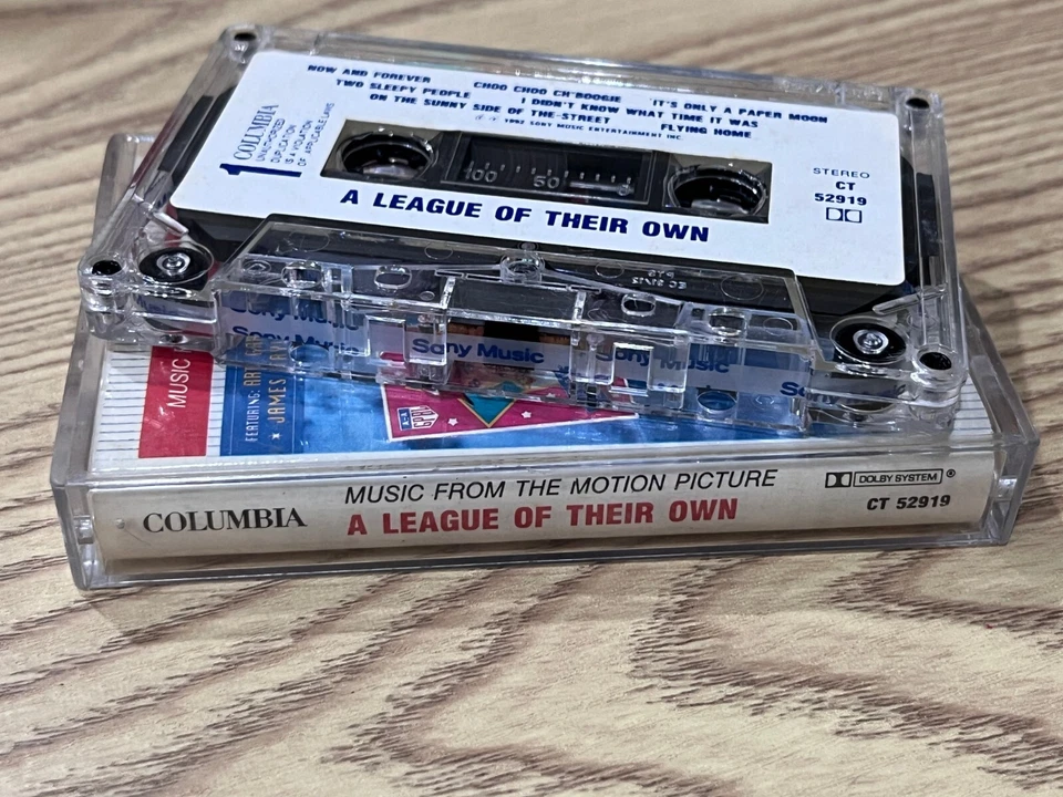 A League Of Their Own Original Soundtrack Movie Film 90s Cassette Tape (1992) - Image 3 of 4