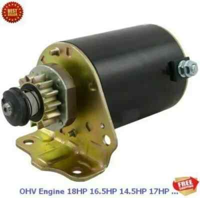 Starter Motor For Briggs Stratton OHV Engine 18HP 16.5HP 14.5HP 17HP 14HP 17.5HP
