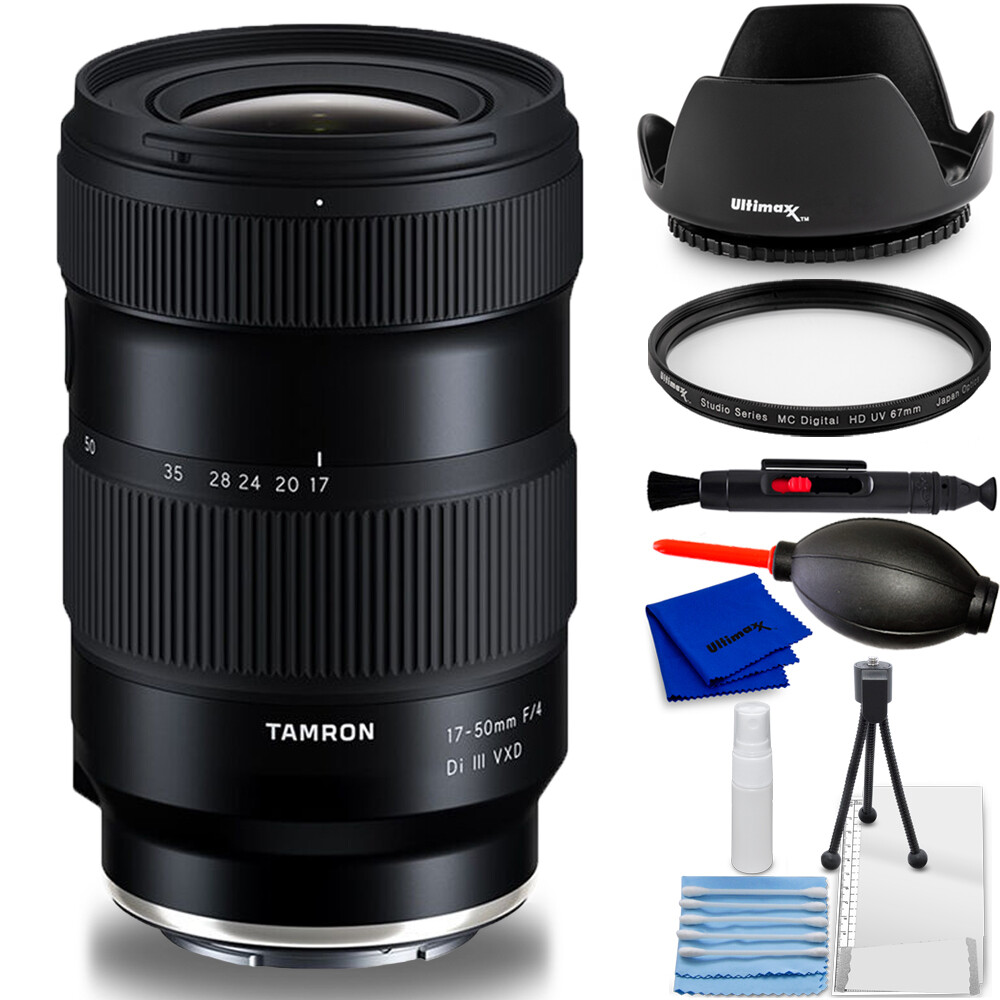 Tamron 17-50mm f/4 Di III VXD Lens (Sony E) A068 - 7PC Accessory