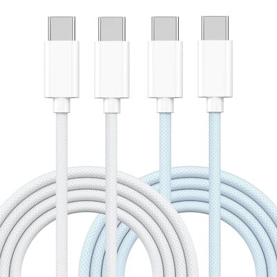 2x Cable Cargador USB Tipo C Carga Rapida 60W Para Apple iPhone 16 Pro  Max - Main Image