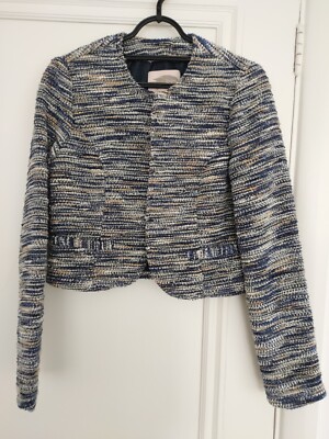 Forever Love 21 Blue Multicoloured Bolero Jacket Size XS UK Brand New Without...