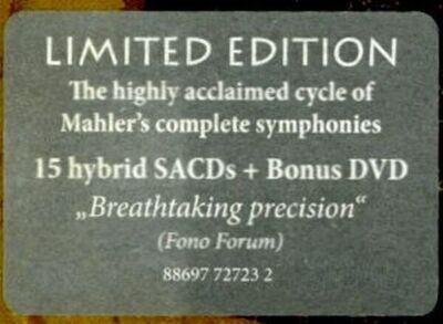 MAHLER Symphonies 1-10 / David Zinman (15 Hybrid SACDs + DVD, 2011