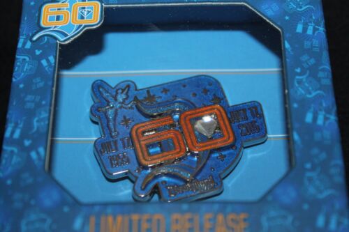 Disney Pin Trading - Disneyland 60th Anniversary Logo Pin - Limited Release - Picture 2 of 7