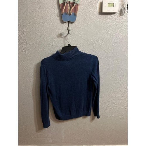 Boys Abercrombie kids, blue mock neck sweater, size 13/14 - Picture 5 of 8
