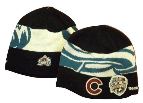 Mens Size OSFA Reebok Knit Beanie Hat 