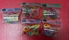 Silly Bandz  Shapes Elastic Bracelets (12 in a pack) BRAND NEW Lot of 5 