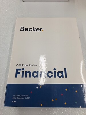 Becker CPA Exam Review Financial V 4.1 For Exams Scheduled After Dec. 31, 2021