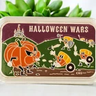 CMG Mint - Halloween Ungrateful Pumpkin - Enameled 1 Oz .999 Fine Silver Art Bar